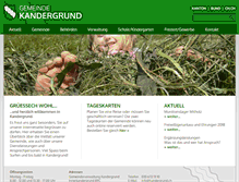 Tablet Screenshot of kandergrund.ch